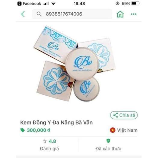 Kem đông y Đa năng bà Vân