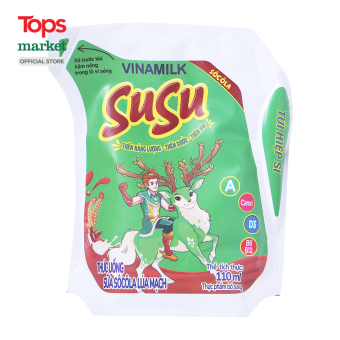 Sữa Susu Sô Cô La Lúa Mạch Túi 110Ml