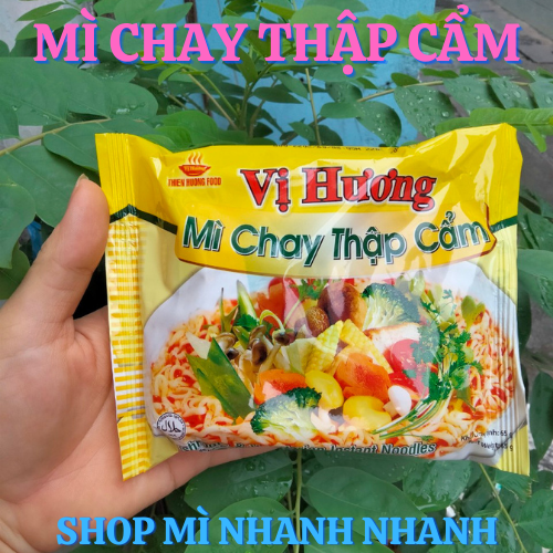 Thùng 30 gói mì chay thập cẩm rau nấm thiên hương 65gr