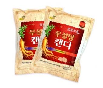 Combo 2 Kẹo Sâm Không Đường Trắng Hàn Quốc (500g) - Dành cho Người Tiểu Đường