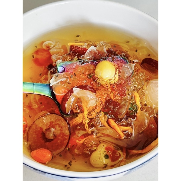 Sét Chè Dưỡng Nhan 14 Vị 250gr ( Có Hoa Mộc ) nấu 2,5 lít nước được 10 chai 330ml đặc nguyên cái- chè dưỡng nhan, tuyết yến 14 vị