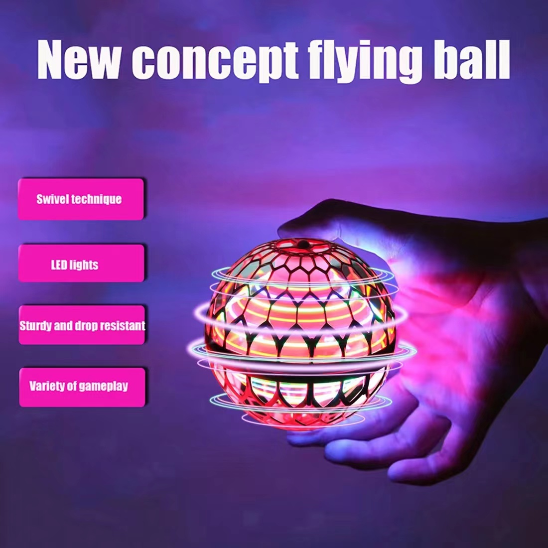 Flying Ball 360°rotating Magic Boomerang Ball Fidget Spinner - Temu  Philippines