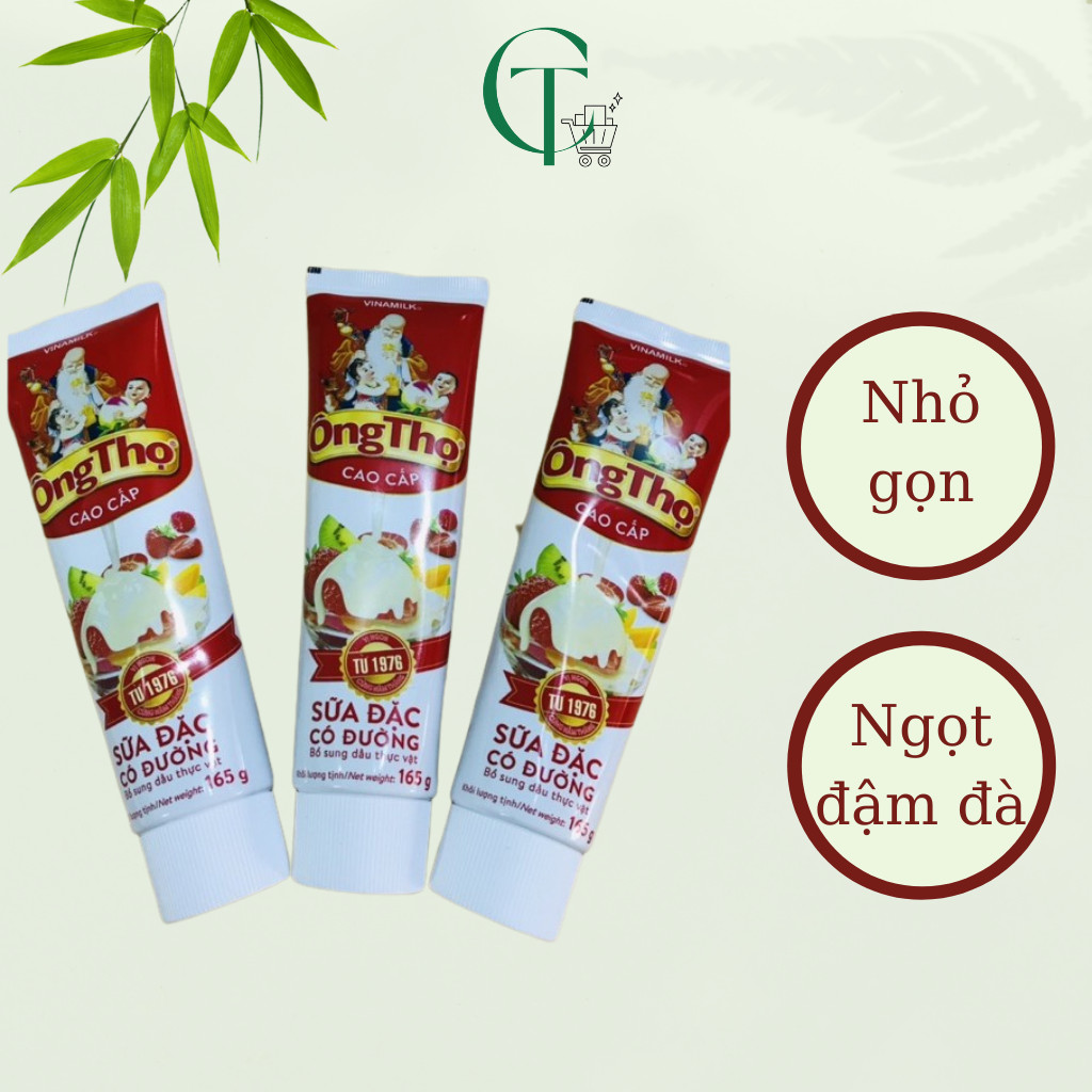 Sữa đặc có đường Ông Thọ dạng tuýp 165g