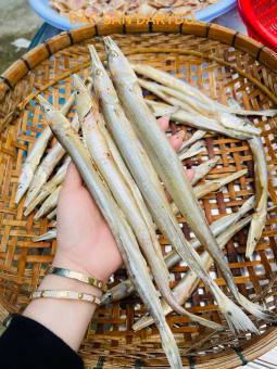 Khô cá lìm kìm sông, 2 nắng con lớn, ăn là ghiền (đặc sản An Giang- Dakydo), 500g