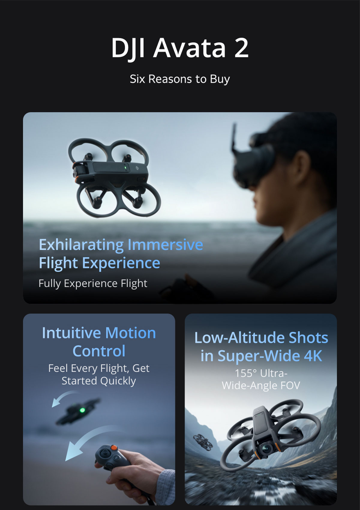 DJI Avata 2 — дроны с камерой |