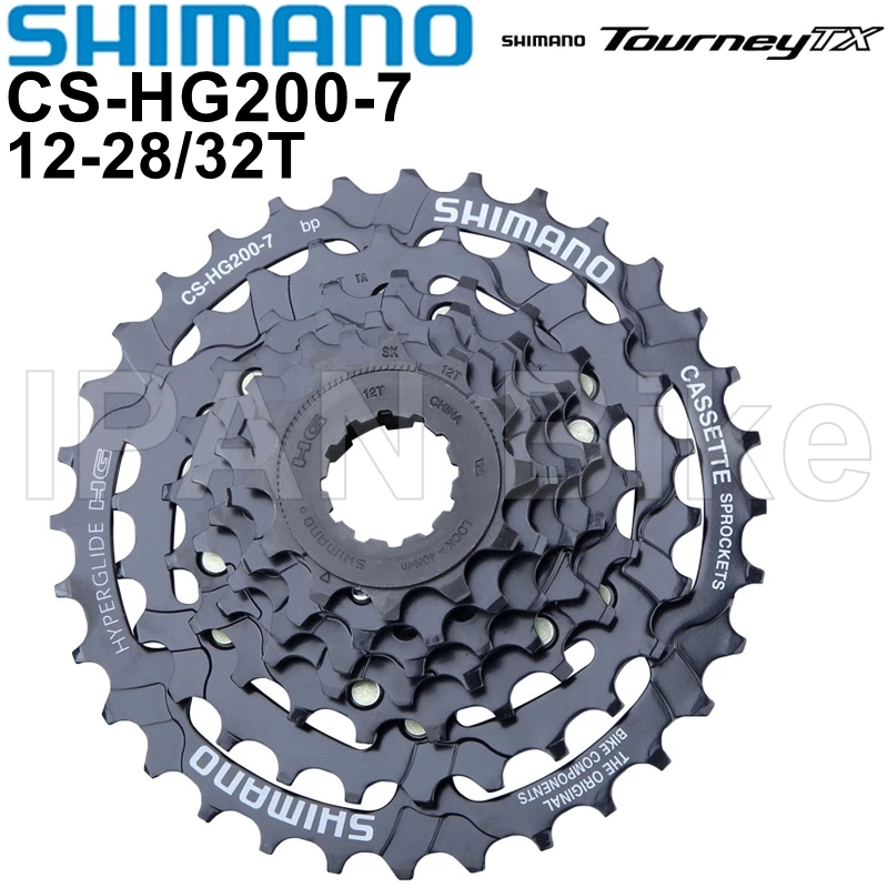 Shimano cs-hg200-7 líp xe đạp 7 tốc độ hg200 băng cassette phụ tùng truyền động xe đạp leo núi