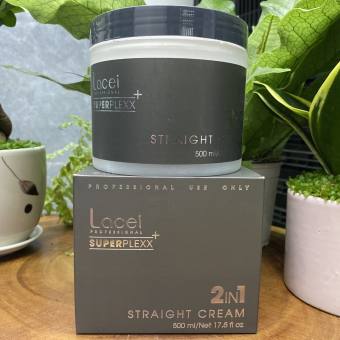 Kem Duỗi Tóc Phủ Mịn 2in1 Không Cần Kem Dập Lacei Super Plexx - Kem Duỗi Tóc Tại Nhà