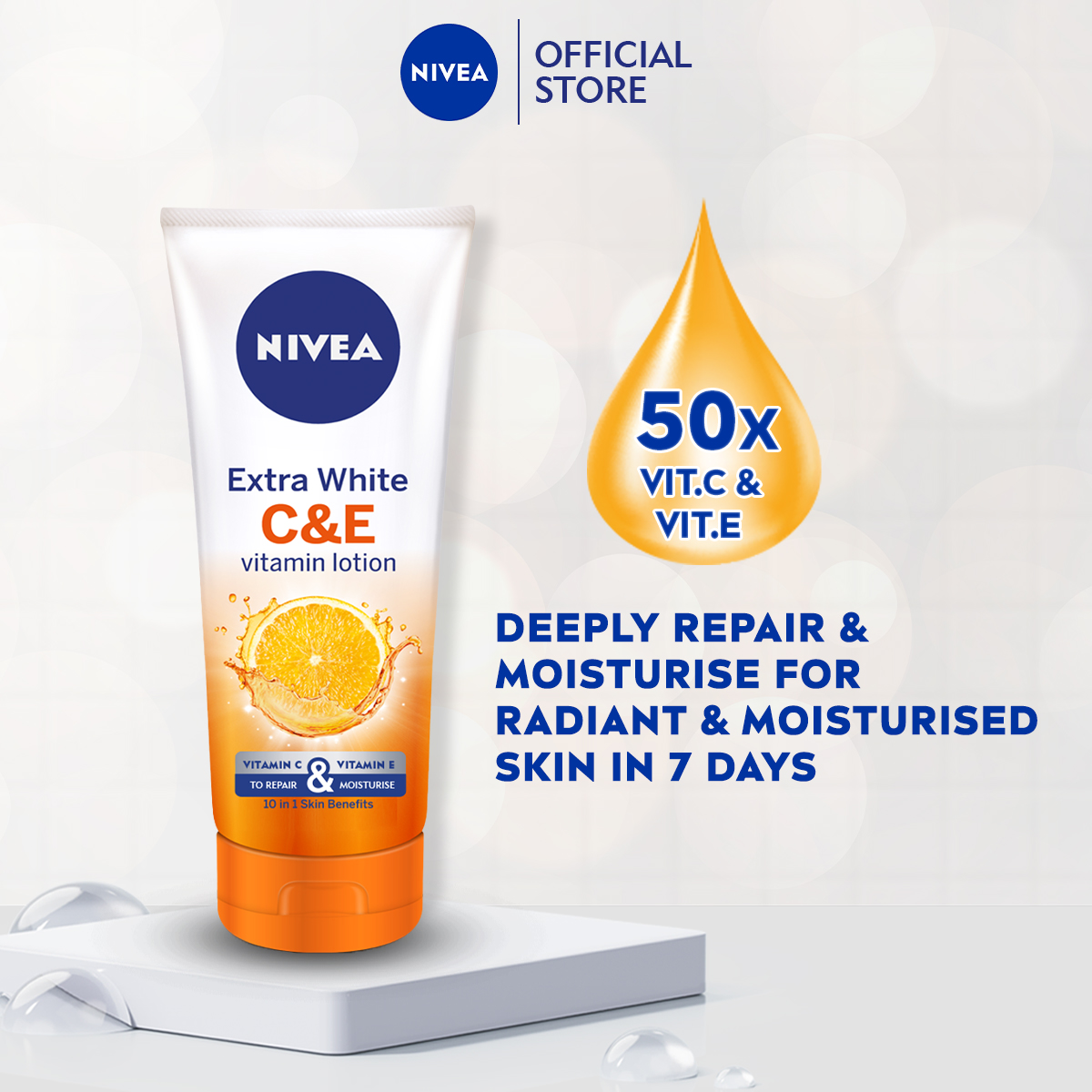 BUY 2 FREE 1] NIVEA Body Lotion - Extra Bright C&E Vitamin Lotion