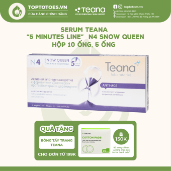 Serum Teana "5 Minutes Linein N4 Snow Queen chống lão hóa, trẻ hóa da 20ml