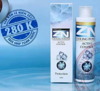 PHẤN LẠNH KHỮ MÙI CƠ THỂ ZN HOÀNG [100G] -HÀNG CHÍNH HÃNG