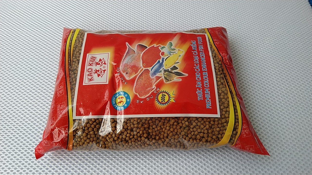 Thức ăn cá cảnh kaokui, bịch 100gr và 500gr.