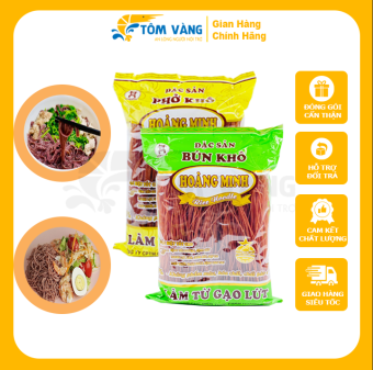 Combo 500G Bún Gạo Lứt, 500G Phở Gạo Lứt