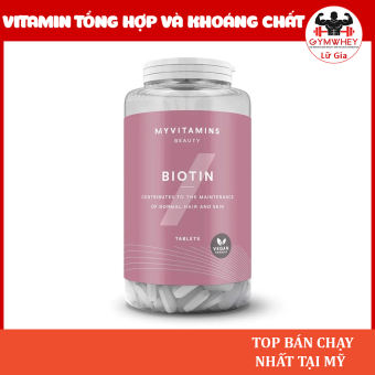 Myvitamins Biotin Viên Uống Bổ Sung Khoáng Chất, Dưỡng Da, Giúp Tóc Vầ Móng Chắc Khỏe