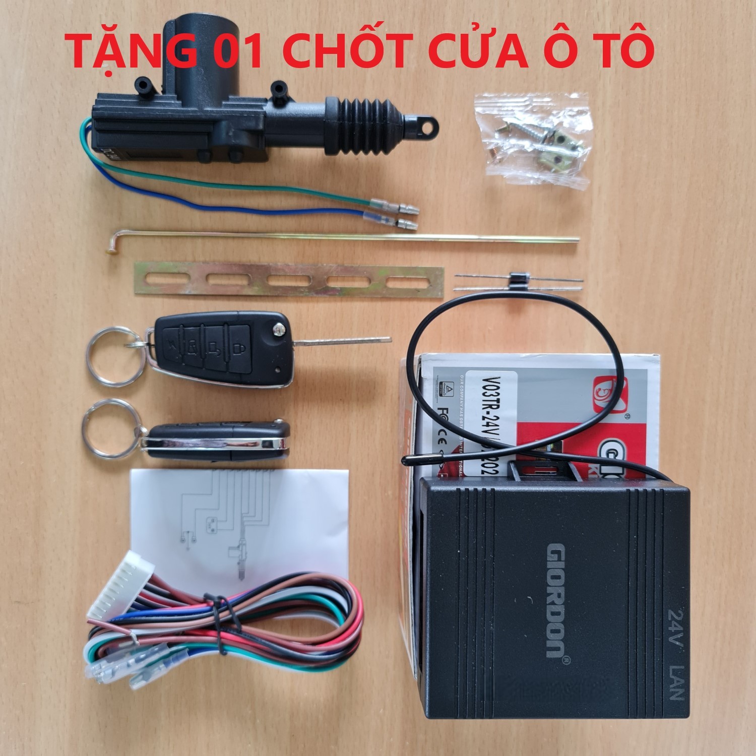 [TẶNG 01 CHUỘT CỬA] Bộ điều khiển mở khóa xe ô tô tải G2202 24V - STORE BÁCH KHOA