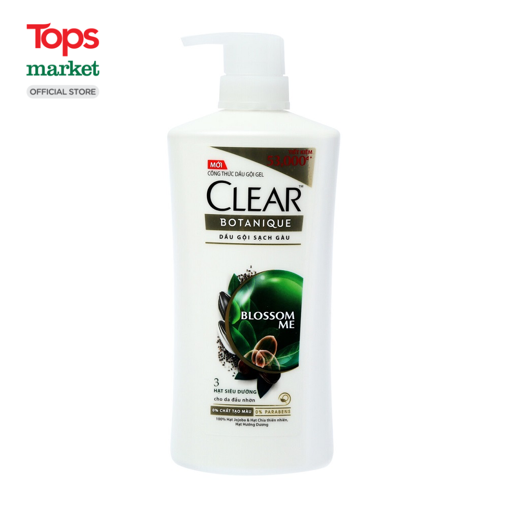 Dầu Gội Clear Thảo Dược 3 Hạt Siêu Dưỡng 630G