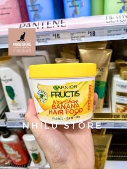 Kem Ủ tóc Garnier mềm mượt Chuối - 390ml ( bill Úc )