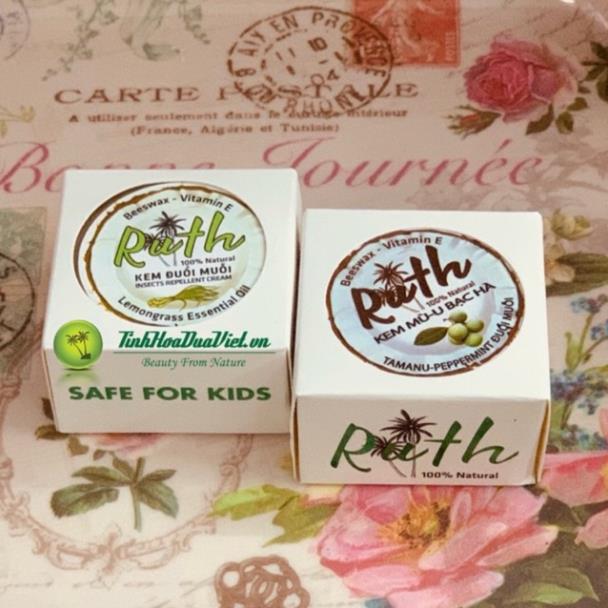 Kem muỗi đốt cho bé - Kem đuổi muỗi Coco Secret Mù U Bạc Hà và sả chanh