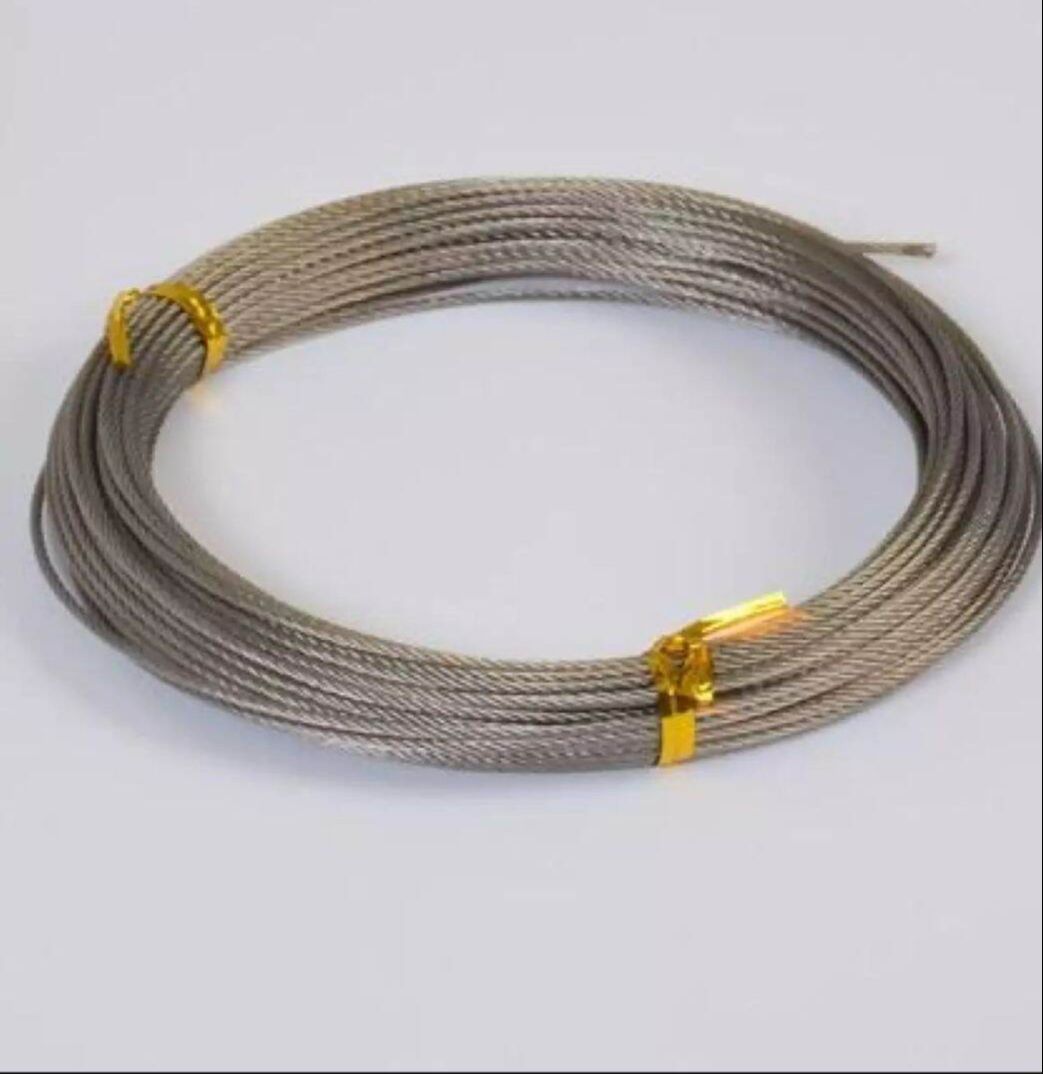Cáp inox 304 1,5ly (1.5mm) làm dàn phơi thông minh, dây phơi quần áo,chằng buộc các vật dụng trong nhà và ngoài trời.hanghoagiavip