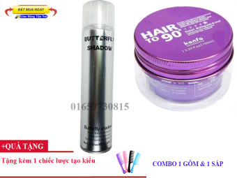 Keo Vuốt Tóc Nam, Combo Gôm Butter Và Sáp Kanfa Cao Cấp, Giá Rẻ Mã 5