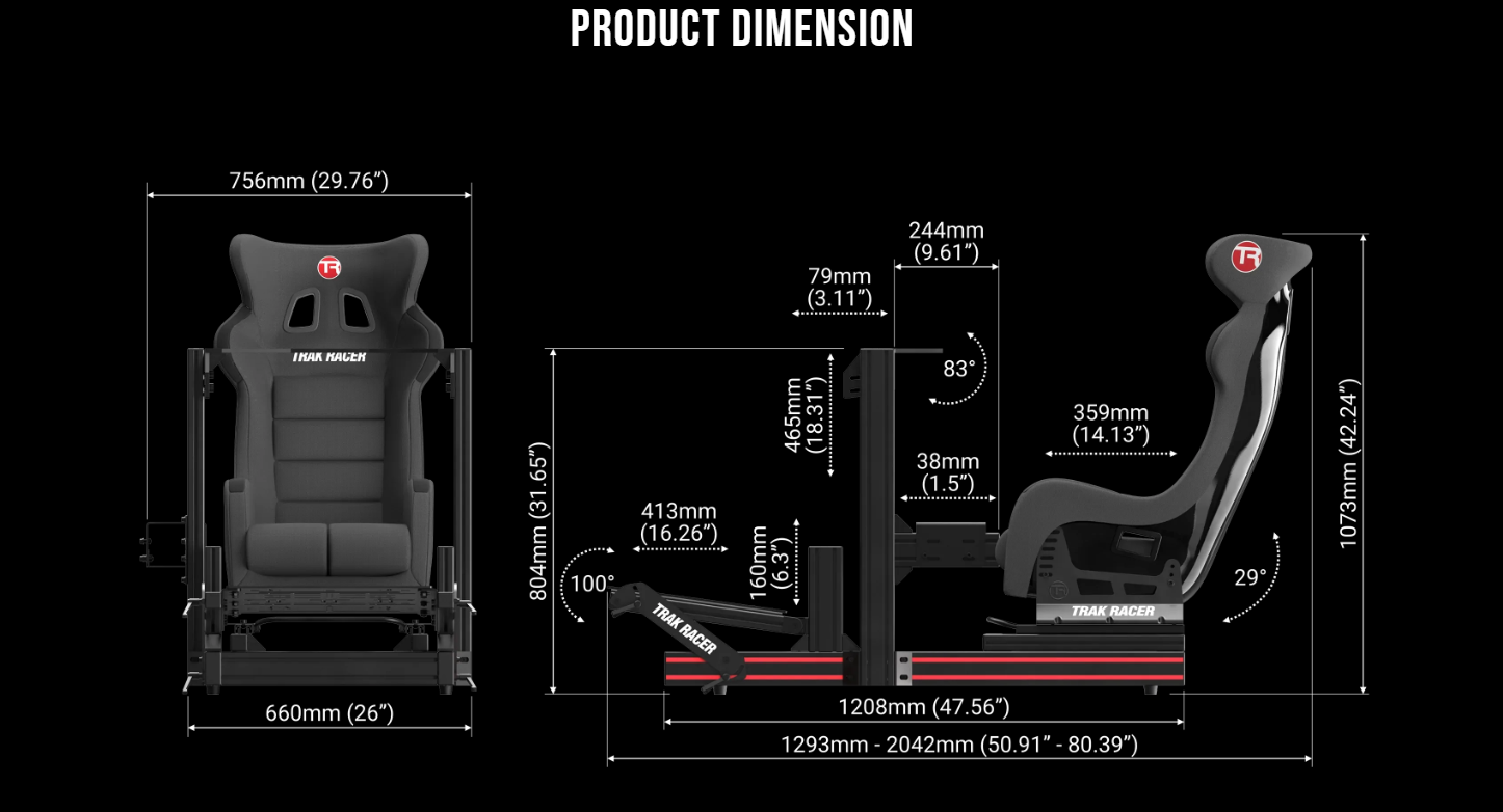 Trak Racer TR80 MK5 Racing Simulator / simulator / racing rig 
