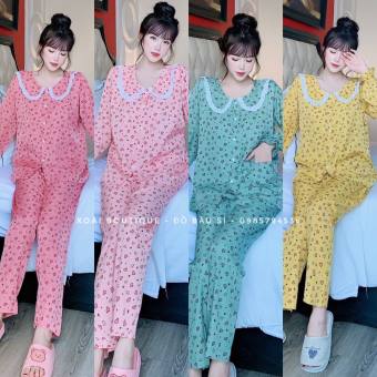 ĐỒ BỘ DÀI BẦU ĐŨI HÀN VM MOM, BỀN HƠN ÍT NHĂN HƠN, MÁT MỀM CỰC THOẢI MÁI CHO BẦU MẶC BẦU VÀ SAU SINH, CÓ THUN ĐIỀU CHỈNH BỤNG, CÓ CHỖ CHO CON BÚ