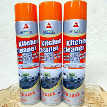 Chai xịt vệ sinh nhà bếp chính hãng Camel dung tích lớn 650ml KITCHEN CLEANER, Bình xịt tẩy rửa đa năng dạng bọt cao cấp