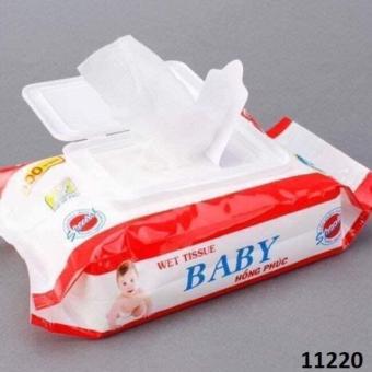 GÓI 100 TỜ KHĂN GIẤY ƯỚT BABY THIÊN PHÚC