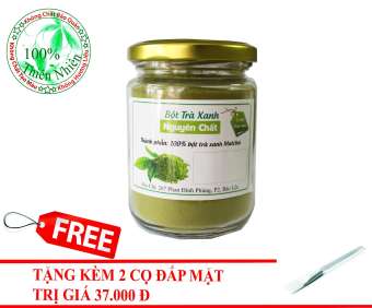 Bột Trà Xanh Nguyên Chất Đắp Mặt Trắng da 100g