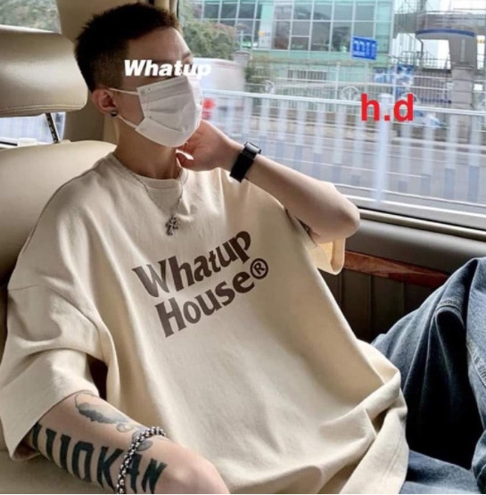 Áo phông whatup hd11 chất cotton cho nam