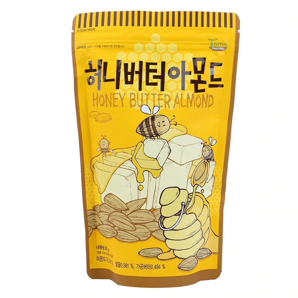 Hạt Hạnh Nhân Tom's Farm 210g