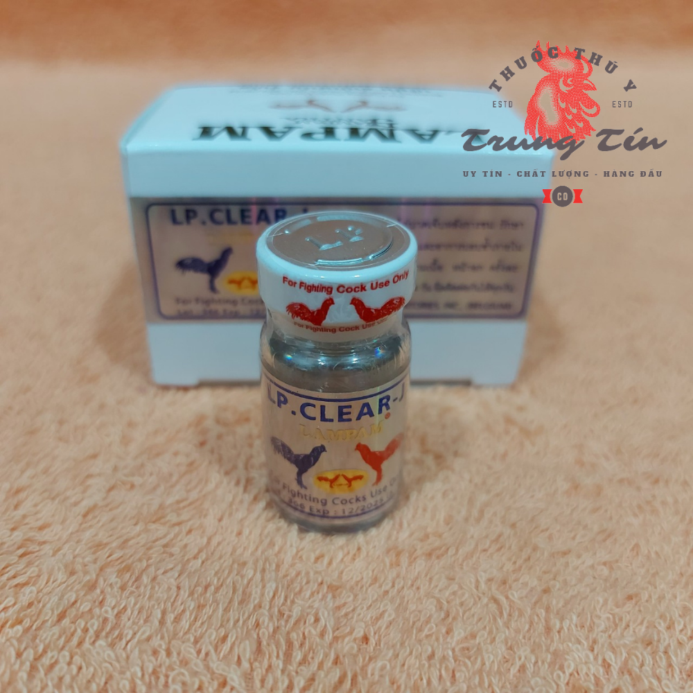 Lp-Clear-j - thuốc chích tan cho gà đá - cao cấp lampam thái lan - 1 lọ / 5cc