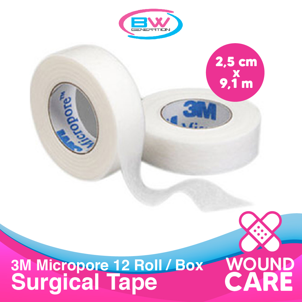 3M Micropore Surgical Tape 5cm X 9.1m, Guaranteed Cheapest on