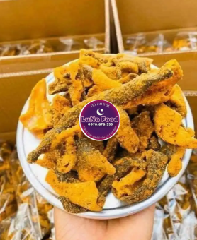 Da cá sấy giòn lắc trứng muối hàng ngon chuẩn vị Luna Food