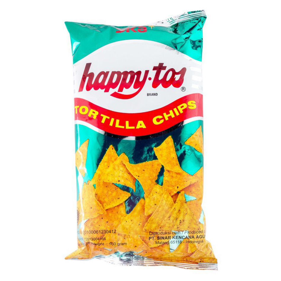 Snack bắp ăn liền happy tos bắp vị phomai cheddar gói 160g - nhập khẩu indonesia