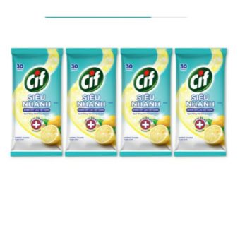 Khăn Ướt Lau Cif gói 30 tờ