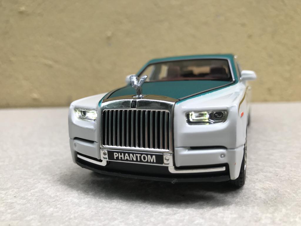 XE MÔ HÌNH ROLLS ROYCE DAWN TURQUOISE  Mô Hình Tĩnh Việt Nam