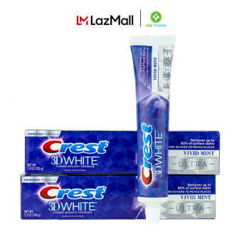 Kem đánh răng crest 3d white advanced của mỹ 170g