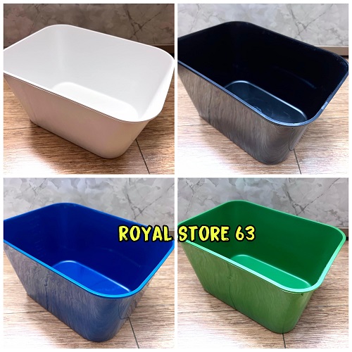 Khay nhựa nuôi cá 7 lít đủ màu