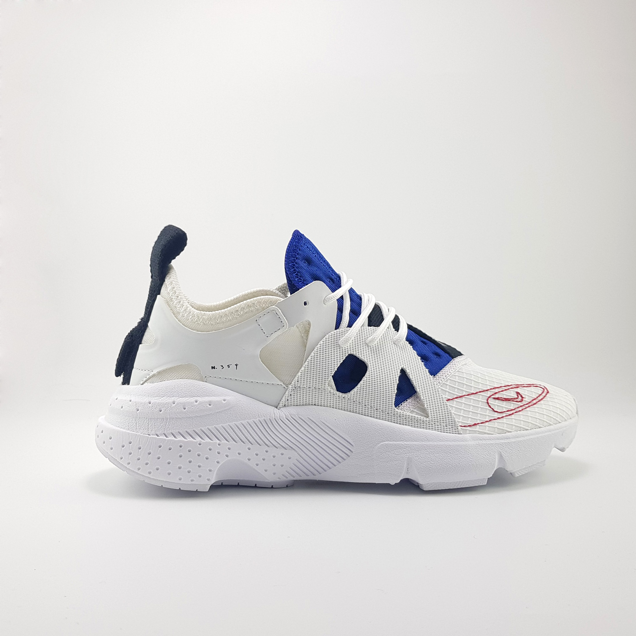 Giày thể thao Huarache N.354 Trắng Xanh