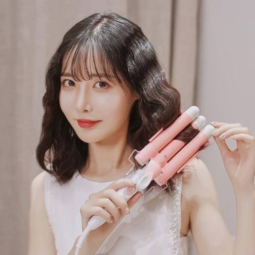 Máy ép tóc, MÁY BẤM TÓC GỢN SÓNG , máy làm xoăn sóng Máy uốn tóc 3 trục ,máy tạo kiểu uốn xoăn sóng nước, máy tạo kiểu uốn xoăn sóng nước,máy làm xoăn sóng 3 TRỤC phong cách hàn quốc