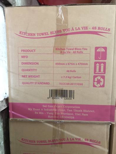THÙNG 24 CẶP KHĂN BẾP BLESS YOU ALAVIE