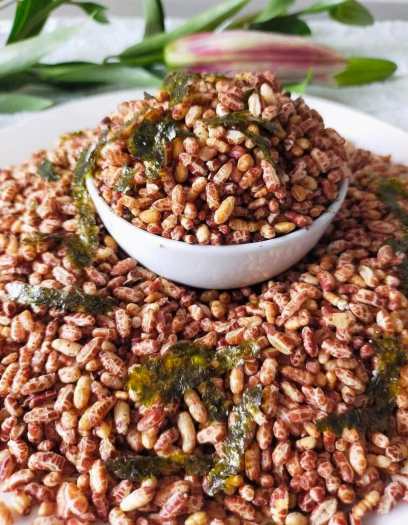 Cốm Gạo lứt rong biển chiên không dầu ít tinh bột đồ ăn vặt hỗ trợ giảm cân, giảm chỉ số t iểu đg c dứt t ê bì chân tay, yoga helthy keto eatclean mẹ bỉm sữa làm đẹp thẩm mỹ ca sĩ diễn viên Giám đốc ceo ăn chay Thực dươg