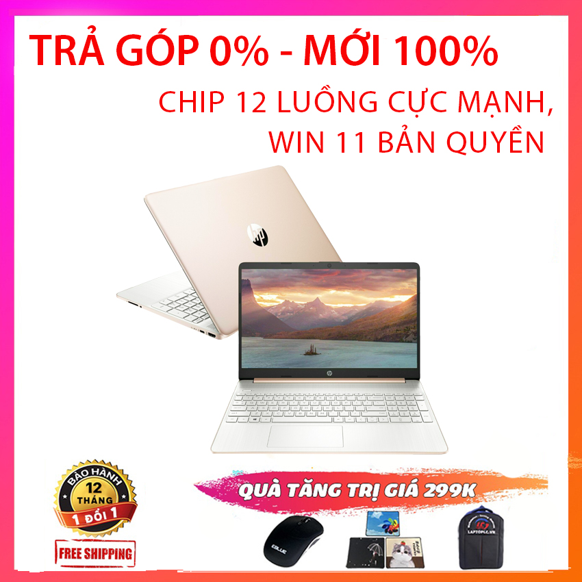 Hp laptop 15 2021 , màu hồng rose gold, ryzen r5-5500u, ram 8g, ssd 256g, vga rx vega 7, màn 15.6 full hd, chip 12 luồng cực mạnh, lập trình, chạy ads, đa nhiệm mượt mà