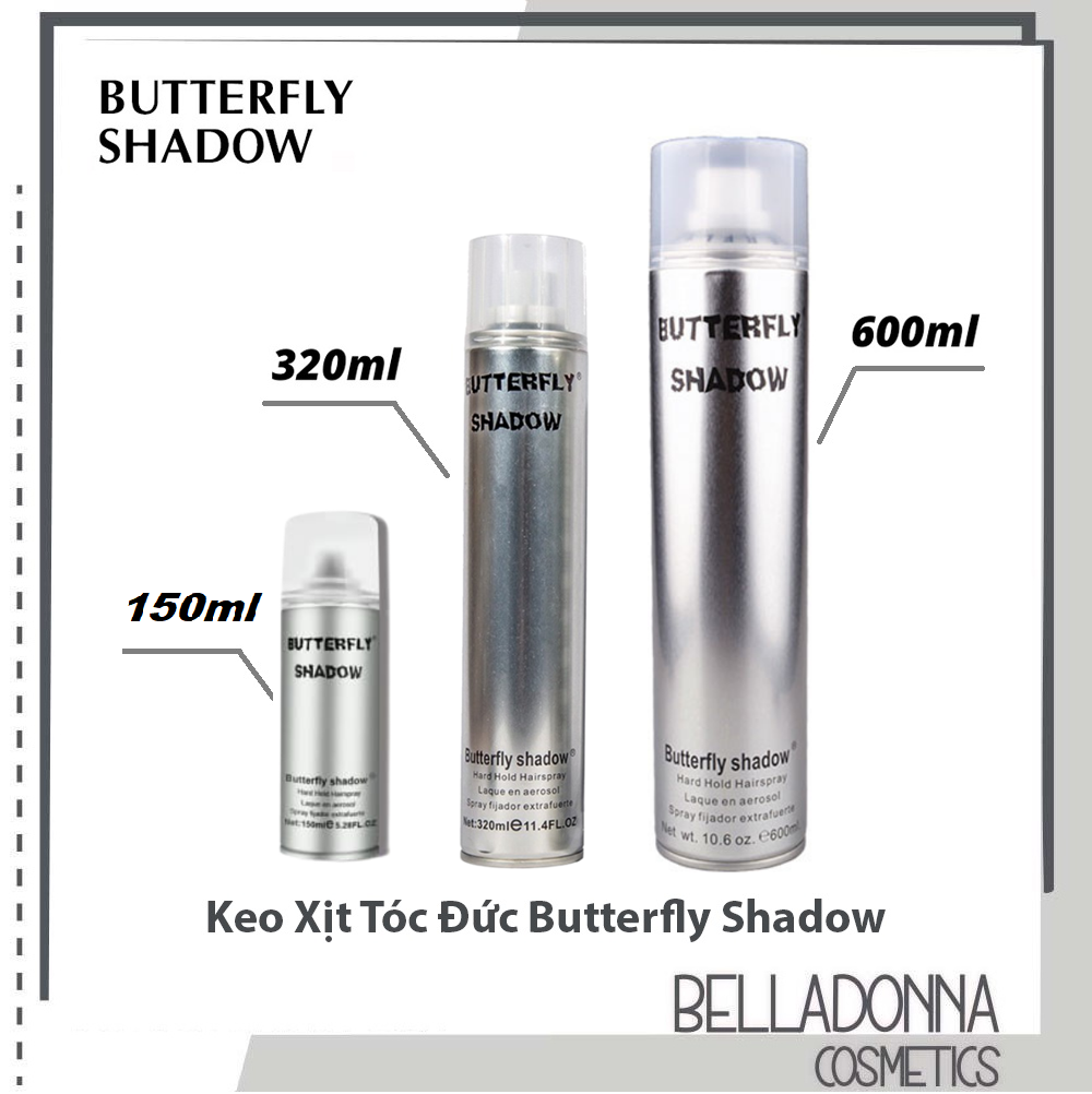 Keo xịt tóc giữ nếp lâu, dễ tạo kiểu butterfly shadow