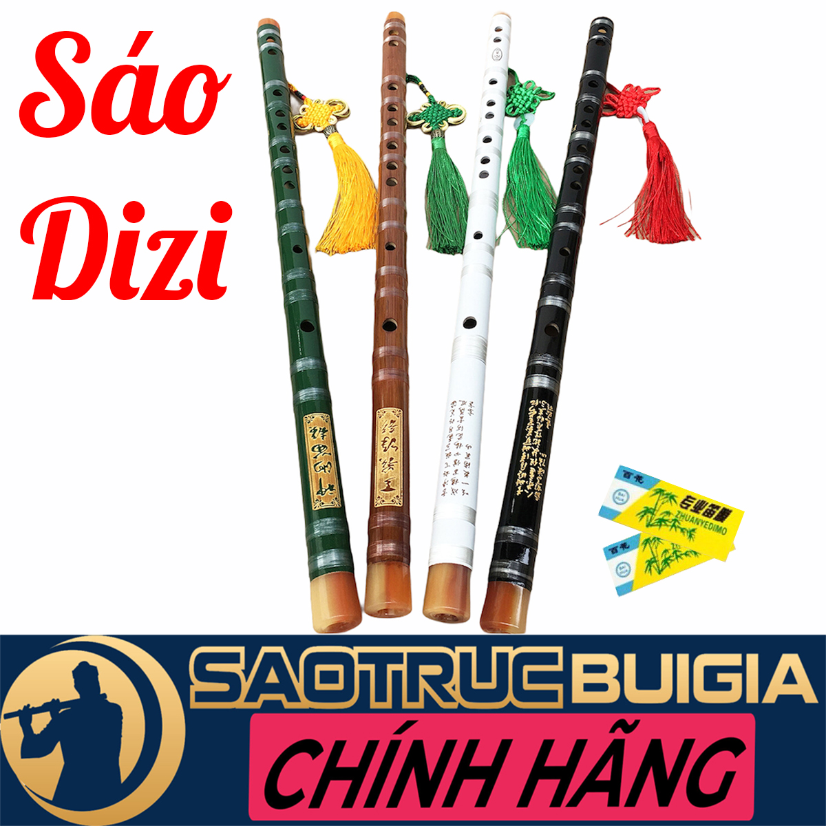  Sáo Dizi Đô C5 Nhiều màu - Sáo Trúc Bùi Gia tinh chỉnh - Tặng phụ kiện 