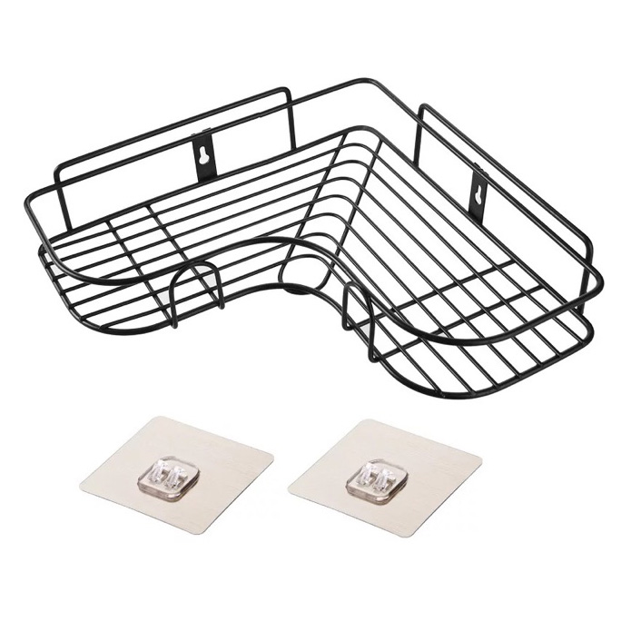 Kệ góc dán tường nhà tắm bằng sắt siêu chắc