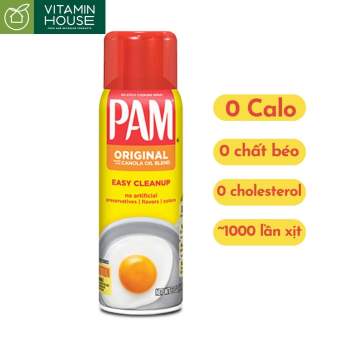 Dầu ăn kiêng PAM Original dạng xịt 340g (12oz)