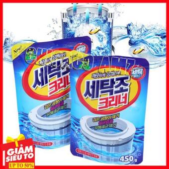 Gói bột tẩy, vệ sinh lồng máy giặt 450g