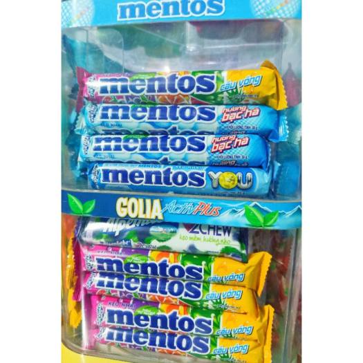 Kẹo Mentos Cầu vồng hộp 16 thỏi