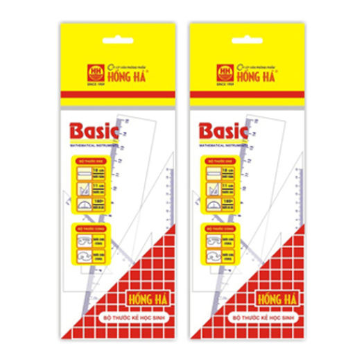 Bộ eke Hồng Hà ( 4 sản phẩm)